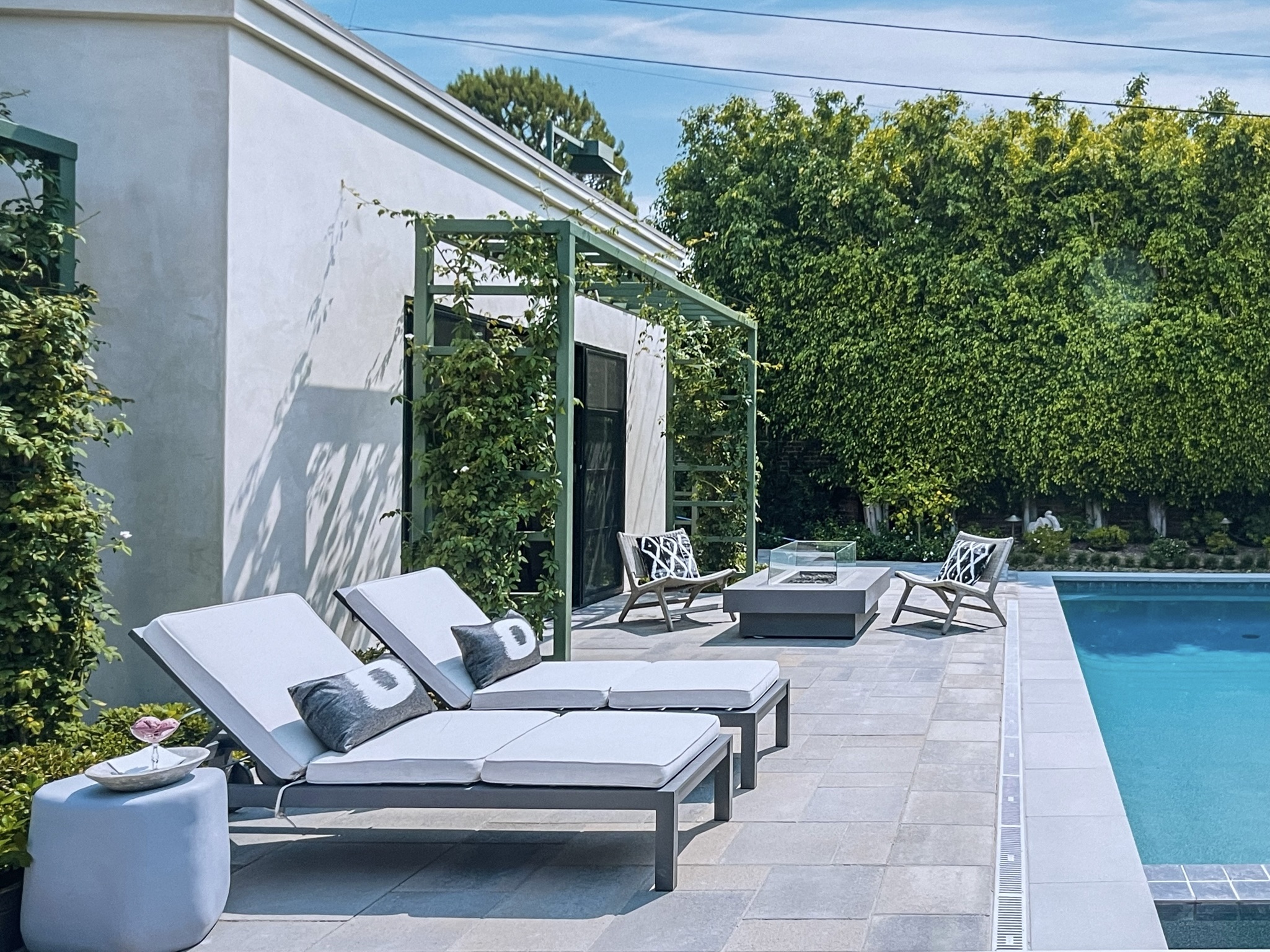 Swimming Pool with Chairs